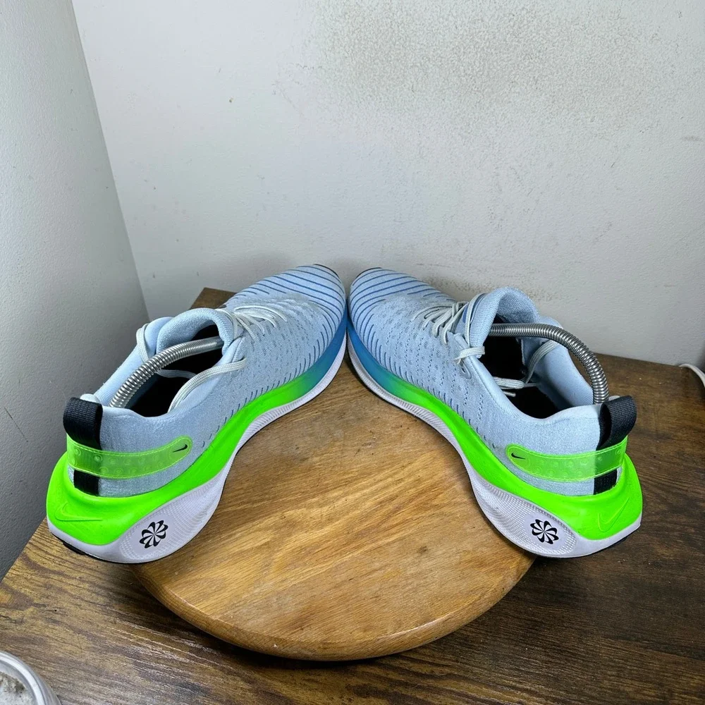 Nike ReactX Infinity Run 4 Mens Running Shoes Blue Green DR2665-402 Size 12